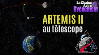 Miniature : Artemis II au télescope amateur (4-5-6 avril 2026)