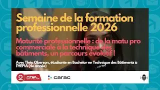 Miniature : 🎙️ Maturité professionnelle : un parcours original, de nouvelles perspectives