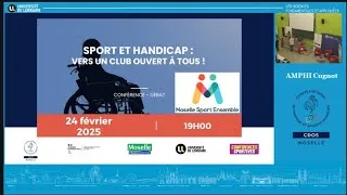 Miniature : Conférence Sport et Handicap "Vers un club ouvert à tous !".