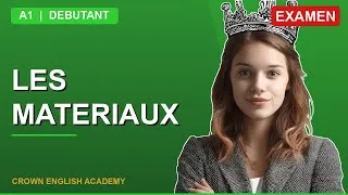 Miniature : EXAMEN: 🎓 Vocabulaire Matériaux en Anglais A1 | 95 Mots + Prononciation