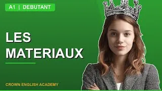 Miniature : 🎓 Vocabulaire Matériaux en Anglais A1 | 95 Mots + Prononciation