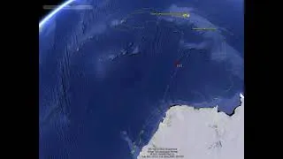 Miniature : Trajet éléphant de mer équipé d'une balise Argos