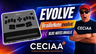 Miniature : 🦯 BrailleNote Evolve 👨‍🦯 le bloc-notes braille Windows 11 Pro ultime