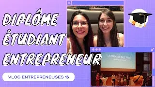 Miniature : Soirée Pépite, diplôme étudiant entrepreneur |vlog entrepreneuses 16| Cécile et Léa