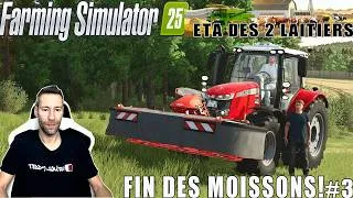 Miniature : FS25#✔️ [ETA DES 2 LAITIERS]#3 SERIE REALISTE LA FIN DES MOISSONS...😉