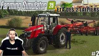 Miniature : FS25#✔️ [ETA DES 2 LAITIERS]# SERIE REALISTE LE FOIN😂😂