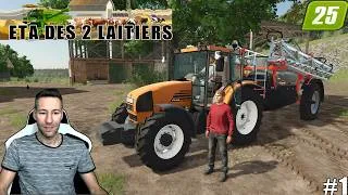 Miniature : FS25#✔️ [ETA DES 2 LAITIERS]#1 SERIE REALISTE LES DEBUTS😂😂