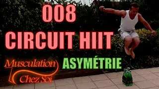 Miniature : Entraînement circuit HIIT - 008 – Asymétrie – 12 min.