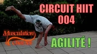 Miniature : Entraînement HIIT en circuit training – 004 – agilité – 12 min.