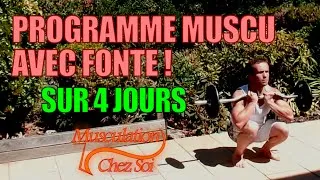 Miniature : Programme musculation prise de masse avec haltères sur 4 jours / niveau avancé