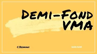 Miniature : Demi-Fond (EPS) - Test VMA (5ème & 4ème)