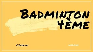 Miniature : Badminton (EPS) - Evaluation 4ème