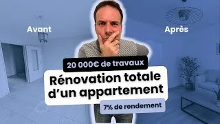 Miniature : On rénove un appartement avec 20 000€ : on vous explique tout en détails !