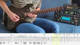 Miniature : Queen - The show must go on - Guitar solo cover (2 solos) #26 #guitarsolos #queenband #brianmay