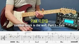 Miniature : Pink Floyd - Another brick in the wall, part 2 - Guitar solo cover #23