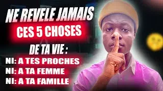 Miniature : 5 SECRETS QUE TU NE DOIS JAMAIS RÉVÉLER ( Á PERSONNE )  Cédric Kingala 