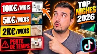 Miniature : Les 5 Meilleures Niches TikTok à Lancer en 2026 (RPM au top)