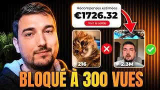 Miniature : Fais ça si tes vidéos TikTok sont bloquées à 300 vues (MAJ 2026)
