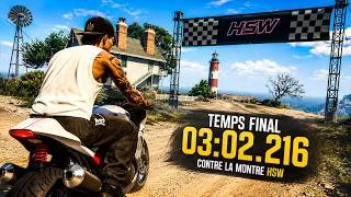 Miniature : 🏍 J’AI RÉUSSI LE CONTRE-LA-MONTRE HSW EN UNE SEULE FOIS ! | GTA Online