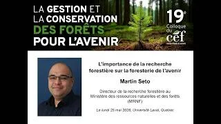 Miniature : Colloque du CEF 2026 - Conférence spéciale - Martin Seto