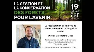 Miniature : Colloque du CEF 2026 - Conférence de nouveau chercheur - Olivier Villemaire-Côté