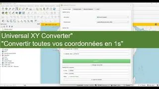 Miniature : Universal XY Converter - L'extension QGIS pour convertir toutes vos coordonnées
