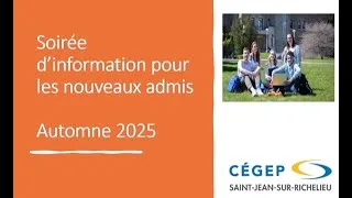 Miniature : Soirée d'information nouveaux admis A25