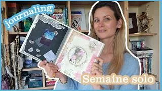 Miniature : Semaine Solo et journaling / studio vlog