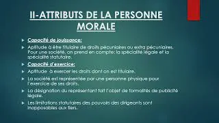 Miniature : LA SOCIETE PERSONNE MORALE