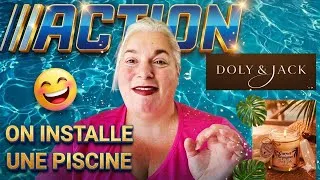 Miniature : 🛍️HAUL ACTION 🏖️ On installe une piscine 😜 Doly and Jack 🥮 Banana Bread au Air Fryer 🪴 Jardin 🥵
