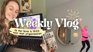Miniature : Weekly Vlog #8 Mon organisation pour avoir 4 activités différentes