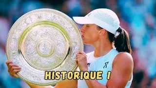 Miniature : Iga Swiatek remporte son premier Wimbledon dans une finale historique !!