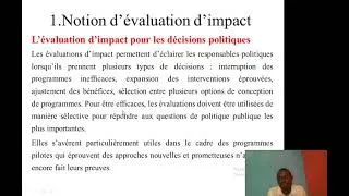 Miniature : EVALUATION D’IMPACT PAR LA METHODE D’APPARIEMENT SUR SCORES DE PROPENSION(PSM)
