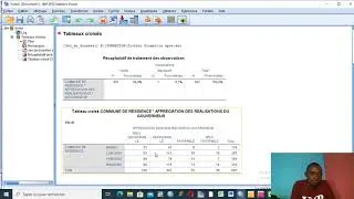 Miniature : SPSS 6: CHI-SQUARE (KHI-CARRE)