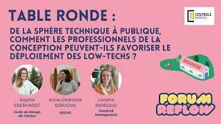 Miniature : Table ronde Forum REFLOW 2026 | Professionnels de la conception & déploiement des low-techs.
