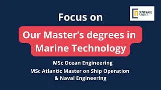 Miniature : Master's of Science (MSc) in Marine Technology