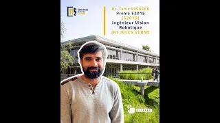 Miniature : Portrait   Tahir Rasheed E2015 (S2019) - leader technique en robotique à l’IRT Jules Verne