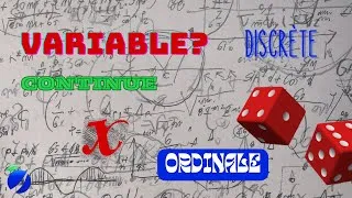 Miniature : Qu'est ce qu'une variable? Quantitative, Qualitative, Continue, Discrète, Ordinale ...