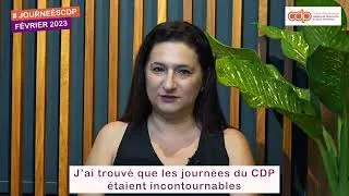 Miniature : Journées du CDP 2023 - Interview Manal El Akel