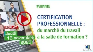 Miniature : Certification professionnelle : du marché du travail à la salle de formation ?