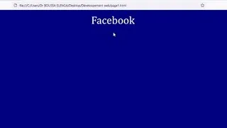 Miniature : Partie 2: Création d'une page web comme celle de Facebook 