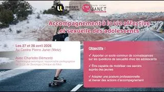 Miniature : Formation Courte "Accompagnement à la vie affective et sexuelle des adolescents"