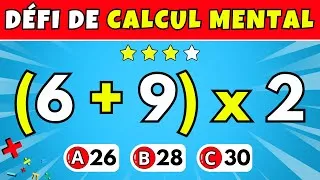 Miniature : 💥TEST TON CERVEAU ! 40 Calculs de Plus en Plus Difficiles 🔥 Niveau Génie 🧠