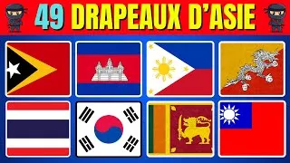 Miniature : DÉFI IMPOSSIBLE 🚩 Reconnais les 49 DRAPEAUX D’ASIE Sans Une Seule Erreur ! #drapeauxdumonde 🌍