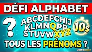 Miniature : Quiz Prénom Garçon : Peux-tu trouver un prénom pour chaque lettre ?