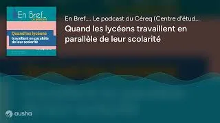 Miniature : Quand les lycéens travaillent en parallèle de leur scolarité