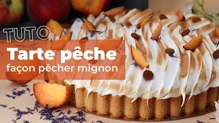 Miniature : Tarte aux Pêches Façon Pêcher Mignon 🍑 Une recette facile irrésistible !