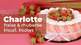 Miniature : Duo Fraise-Rhubarbe Irrésistible : Ma Charlotte Bicolore Maison 🍓