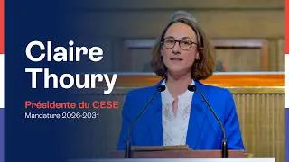 Miniature : Discours d'investiture de Claire Thoury, nouvelle Présidente du CESE