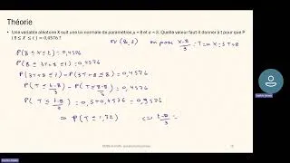 Miniature : CESS – G   mathématiques   questions réponses - lois de probabilités -  6GUAA2